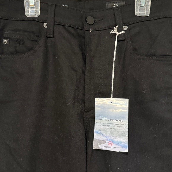 AG Alexxis Slim High-Rise Vintage Slim Black Jeans NWT - Picture 6 of 10